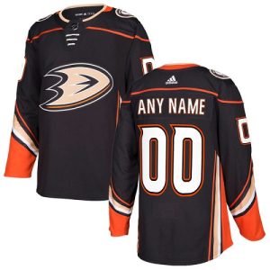 NHL Anaheim Ducks Drakter Custom Hjemme Svart Authentic